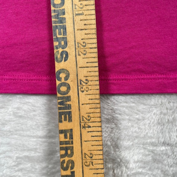 Talbots Women's Medium Pink Sleeveless Top with Shoulder Buttons - Picture 6 of 6